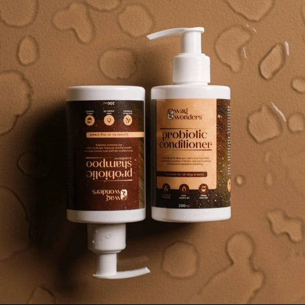 Probiotic Shampoo & Conditioner Combo for Healthy Coat