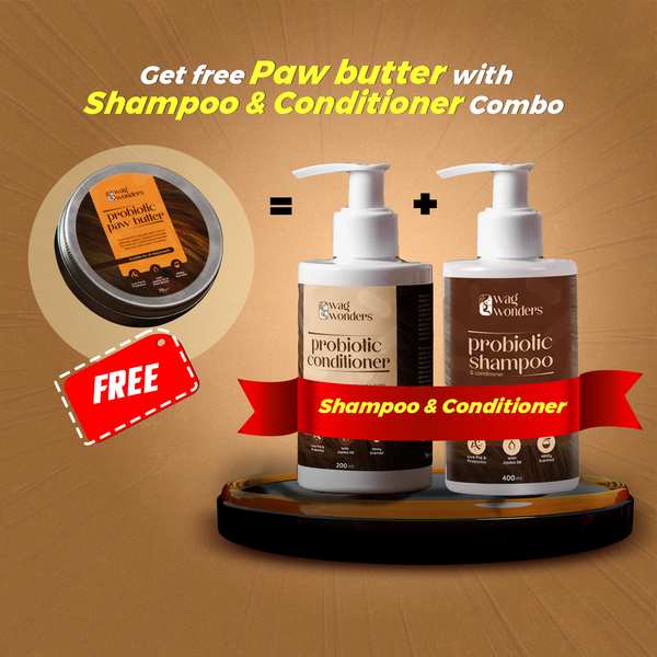 Probiotic Care with 200ml Combo Buy Shampoo & Conditioner Combo Get free Paw butter(Festive Sale)